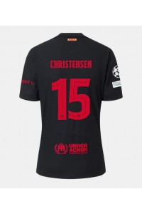 Barcelona Andreas Christensen #15 Voetbaltruitje Uit tenue 2024-25 Korte Mouw